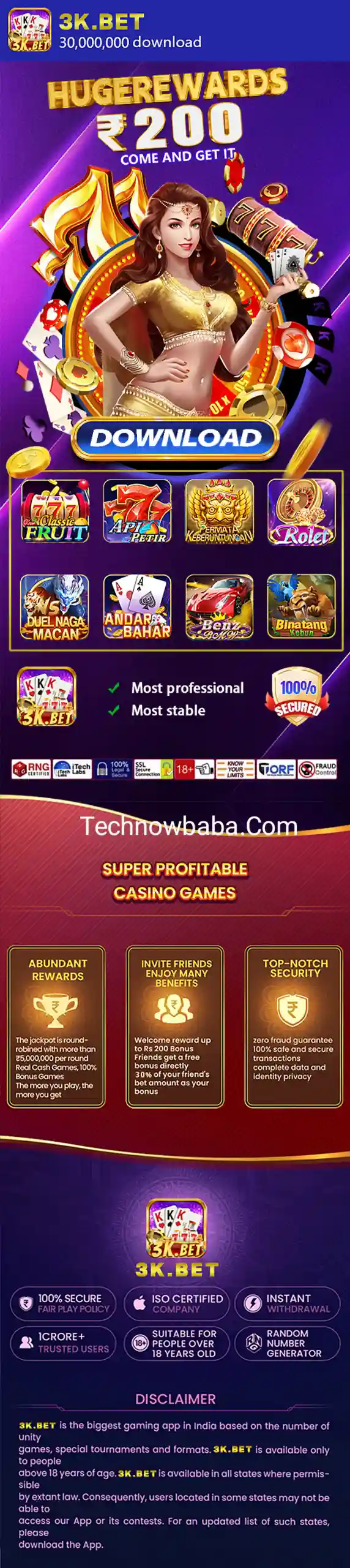 3K Bet App Download - Tech Now Baba All Rummy App