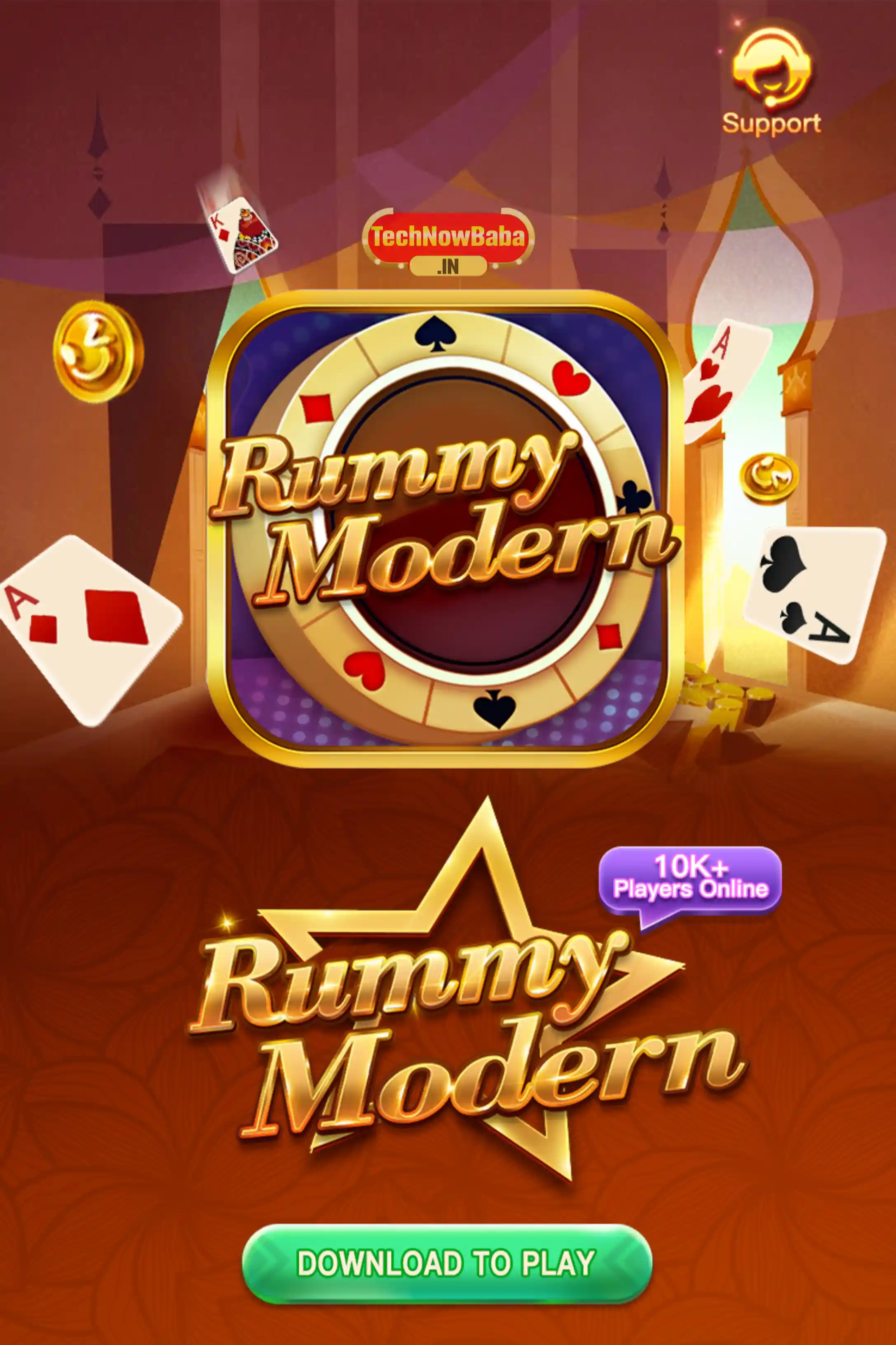 Rummy Modern app banner
